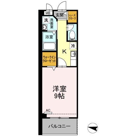 双葉郡楢葉町大字大谷のマンションの間取り