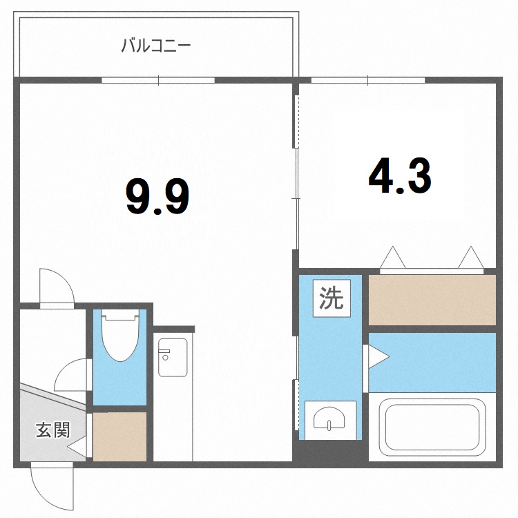 ＡＳＩＴＡ大曲の間取り