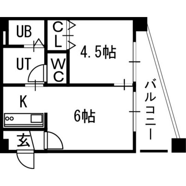 【シティテラス南５条の間取り】