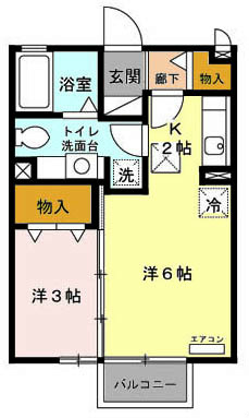 【ライブリーコートの間取り】