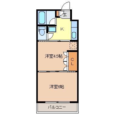 イーグルハイツ銀杏町の間取り