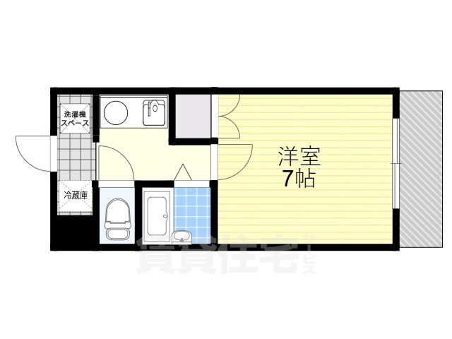 メゾンドゥNAKAJOの間取り