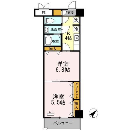 木下鉱産ビルIIの間取り