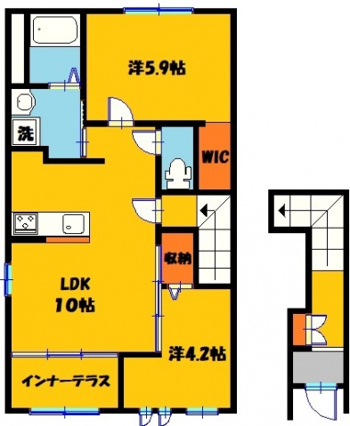 仮）シェルルスター安塚の間取り