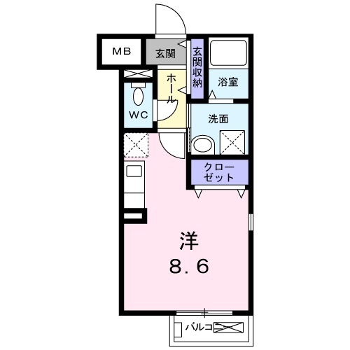 カクリ西口ビルの間取り