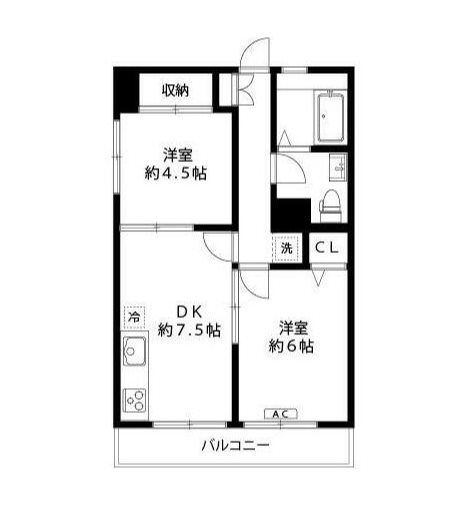 ロアジール調布の間取り