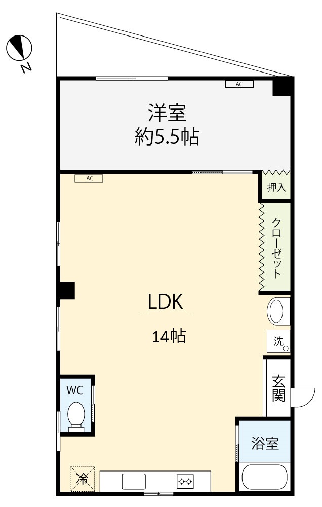 Tubaki Corpoの間取り