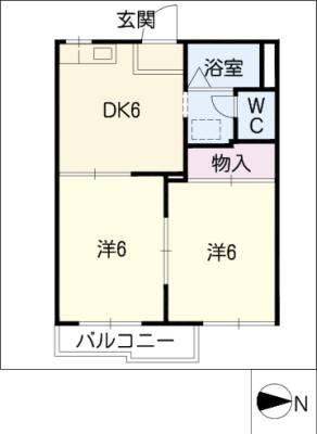 タウニィ大高台の間取り