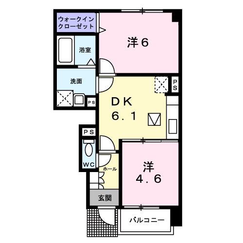 アニバーサリーの間取り