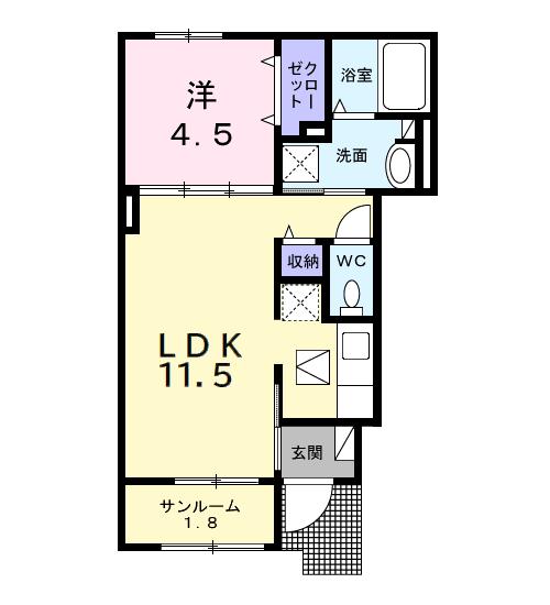 ヒカルサ市原姉ヶ崎ノースの間取り