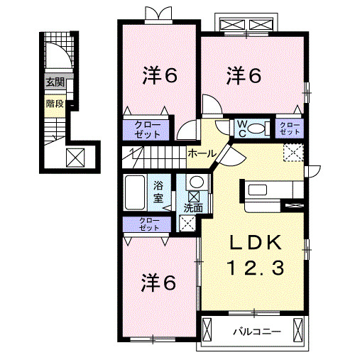 クアドラードの間取り