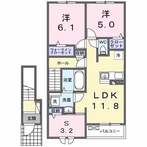 プレザント　ボイスの間取り