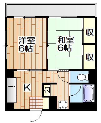 サンハイツ梶山の間取り