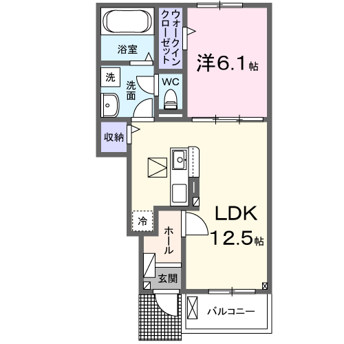 【レジーナ　ガーデンＢの間取り】