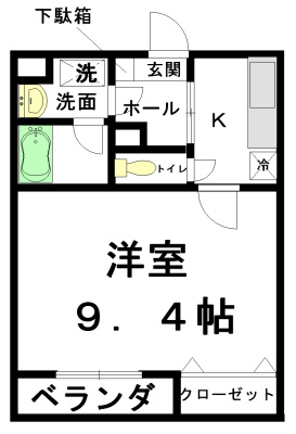 エーデルIIの間取り