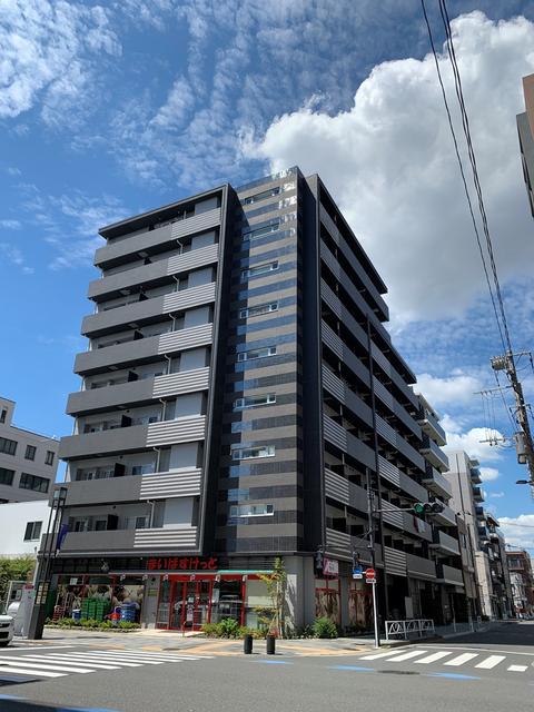 墨田区亀沢のマンションの建物外観