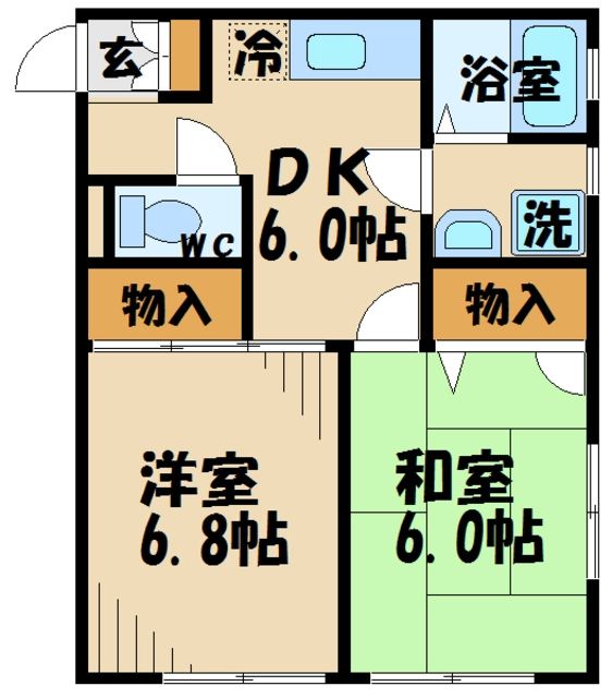 サンモール２の間取り