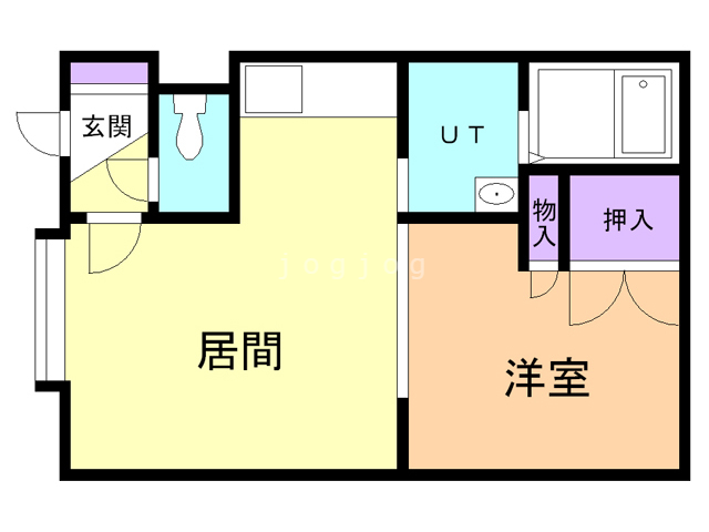 サニーサイドの間取り