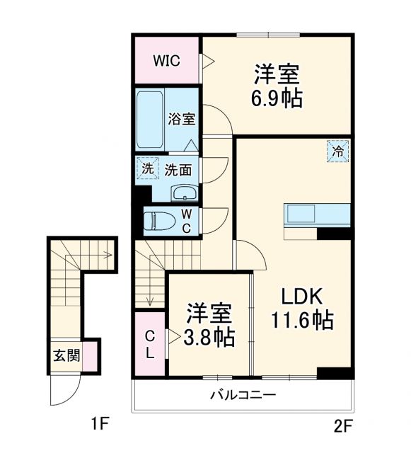 D-ROOM篠原町の間取り