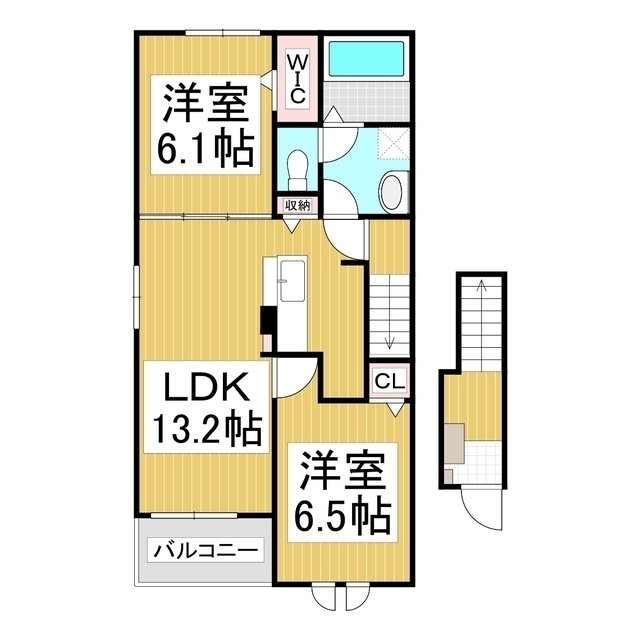 オンザロード　Ｂの間取り