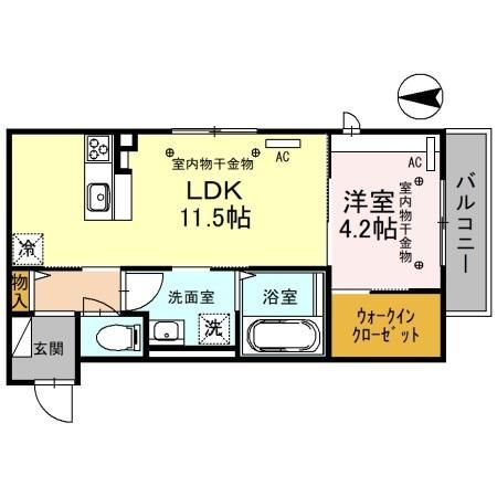 アンソレイユ沖町の間取り