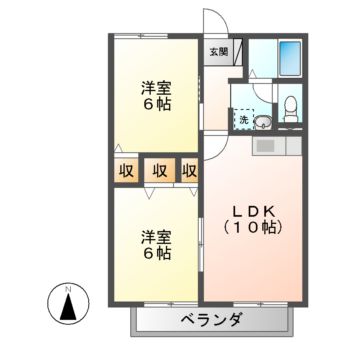 シャルロットＢの間取り