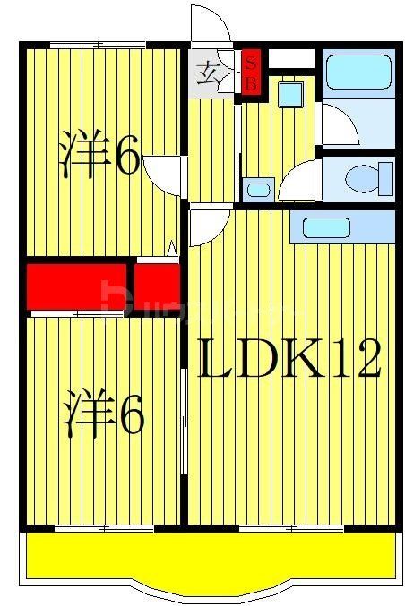 ベルレージュ南柏の間取り