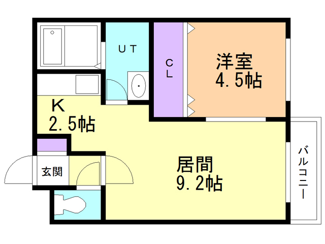 ユニｂｏｘ．４の間取り