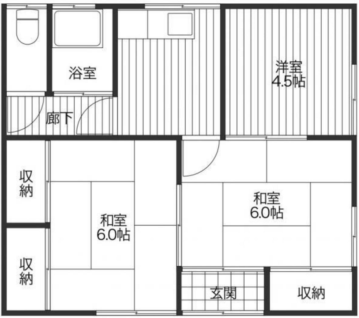 新明戸荘の間取り