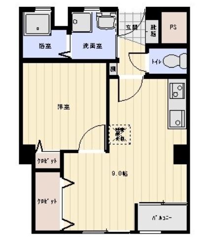 大舛マンションの間取り