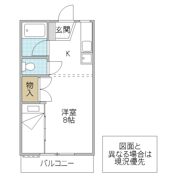 ハイム石川の間取り