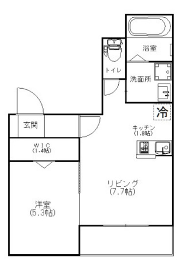 ＣＨＡＲＭＡＮＴ（シャルマン）の間取り