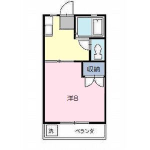 宇都宮市下岡本町のアパートの間取り