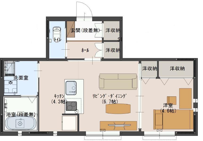 Ｋレジデンス駅前通IIの間取り