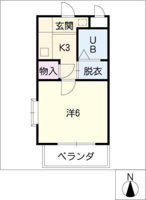 シングルマンションまことの間取り