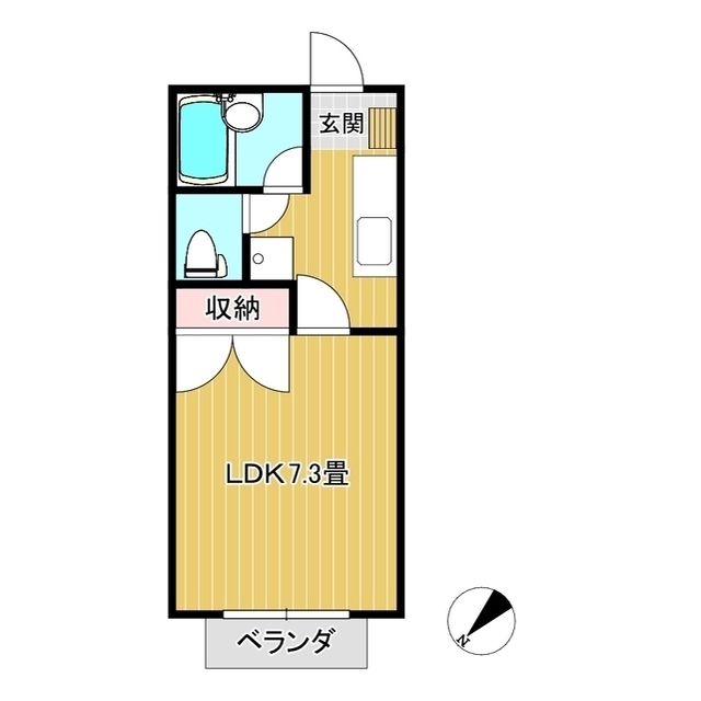 ルバンヴェール林田４の間取り