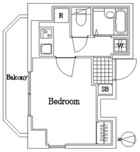 杉並区上高井戸のマンションの間取り