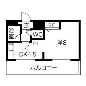 長久手市岩作北山のマンションの間取り