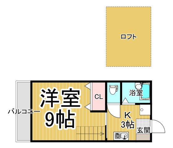 ドミールN竹原の間取り