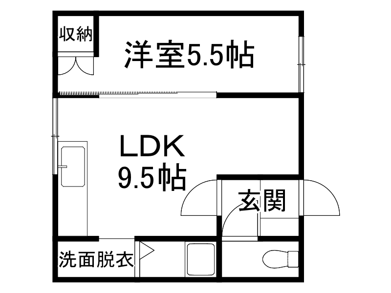 エレガンスわかなの間取り