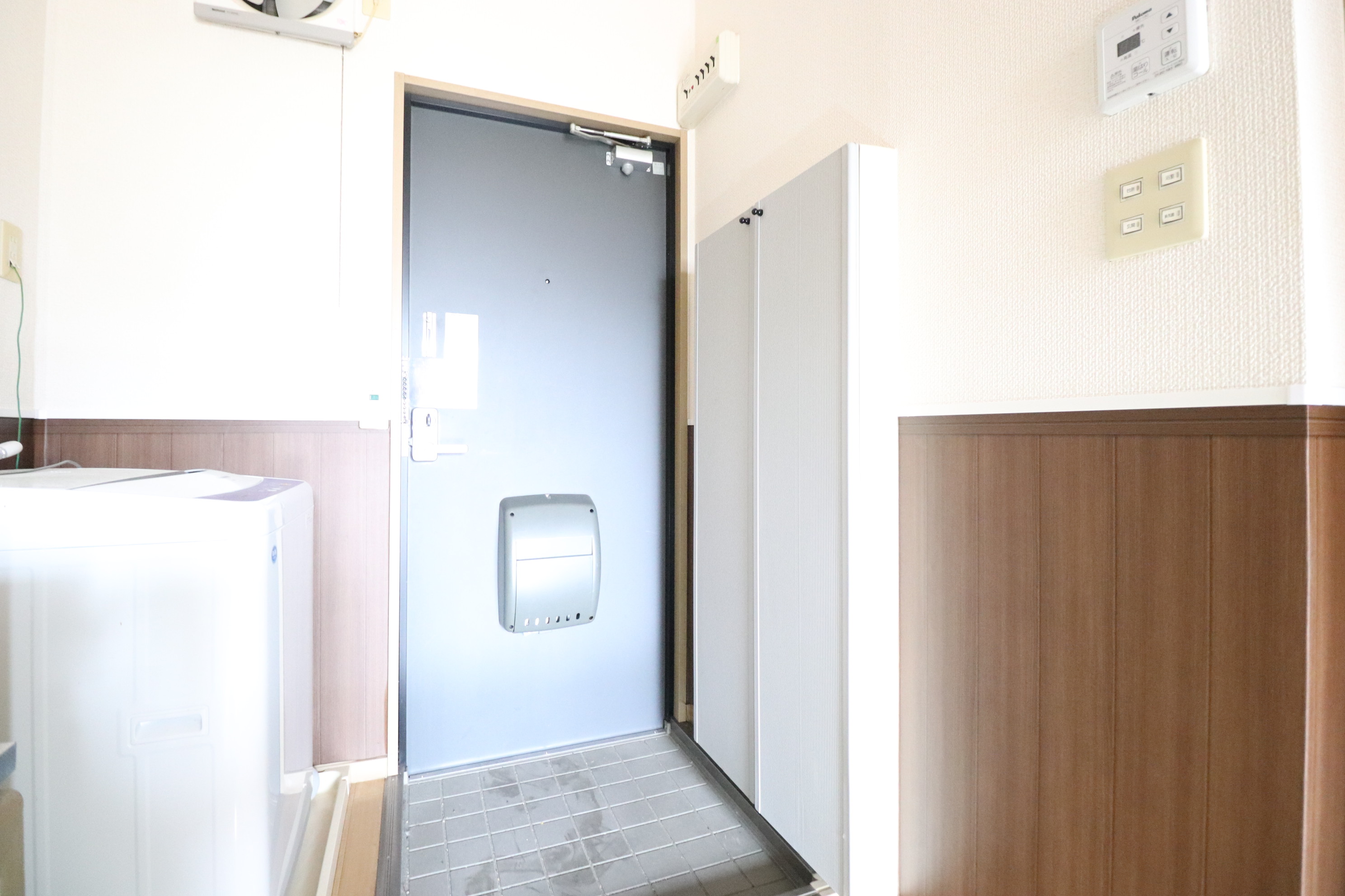 玄関　シューズbox付きの玄関♪