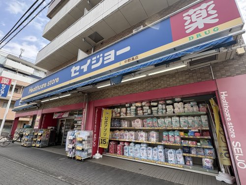 ドラックストア　くすりのセイジョー　中野島店（ドラッグストア）まで871m