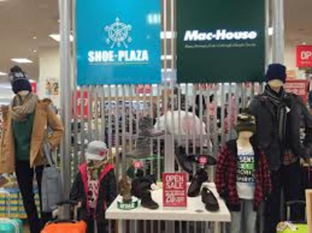 ショッピングセンター　マックハウス園田阪急プラザ店（ショッピングセンター）まで383m