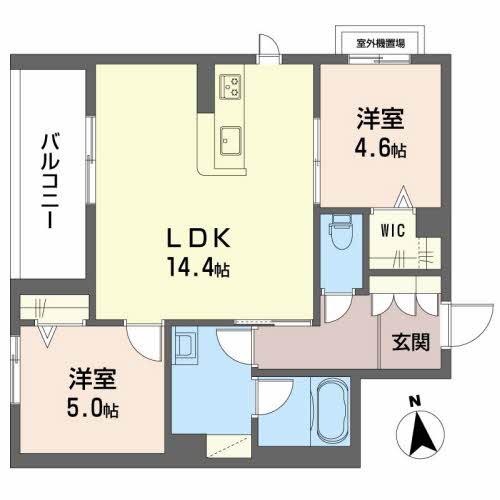 HARUなかもずの間取り写真