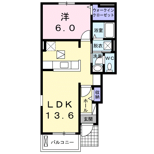 ＪＲ牟岐線 阿波富田駅 徒歩44分 2階建 築8年の間取り写真