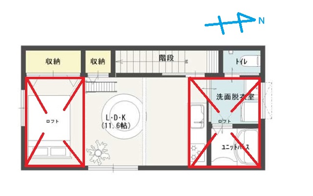 Hi-Spec COURTの間取り写真