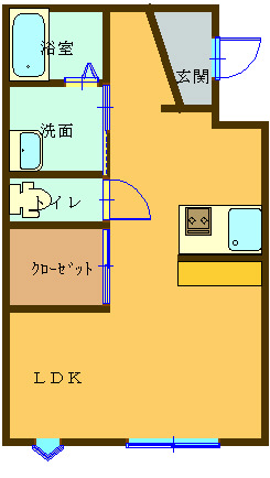 フェルクスの間取り