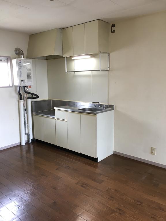 キッチン　グリル付ガスコンロを設置します