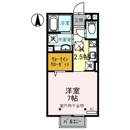 アルモニー木田の間取り