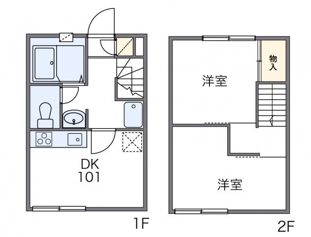 枚岡ヒルズの間取り